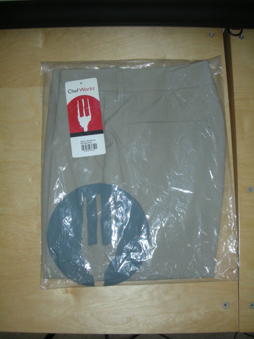 Chef Works Womens Chino Work Pants Khaki Size 6 NWT Stretch Straight Leg